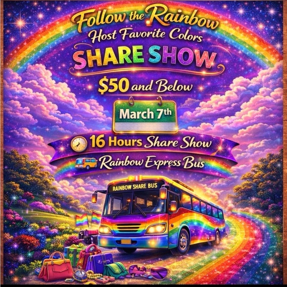 Other - March 7th PST All color share show train 🚂 pulling up , fun 🤩 and deals